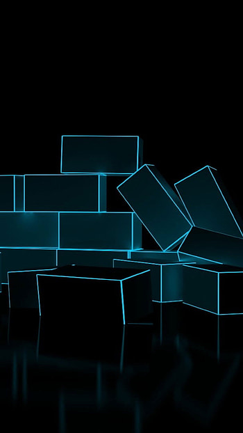 Bricks, Glow in the Dark HD phone wallpaper