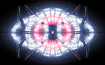 danger..., blue, x, red, cool, danger, centered HD wallpaper
