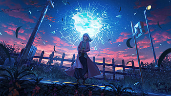 Anime Girl Radiance, anime, anime-girl, artist, artwork, digital-art HD wallpaper
