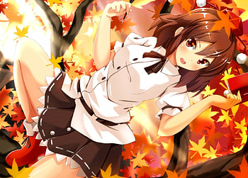 Autumn Aya, Shameimaru Aya, Girl, Classic, Beauty, Touhou, Anime, Autumn, Game HD wallpaper
