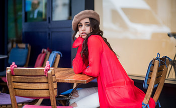 Camila Cabello, red dress, 2018, hoot HD wallpaper