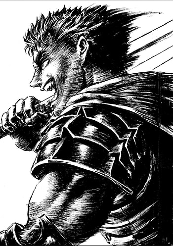 Berserk, swordsman, manga, guts, anime HD phone wallpaper