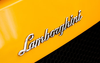 Relief, Lamborghini Logo HD wallpaper