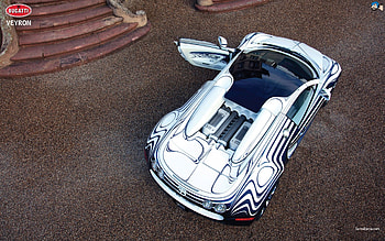 Bugatti Veyron, veyron, road, bugatti, car HD wallpaper