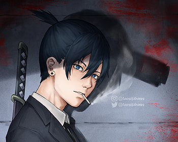 Aki Hayakawa — Chainsaw Man Quad, Aki Hayakawa, Anime, Chainsaw Man HD wallpaper