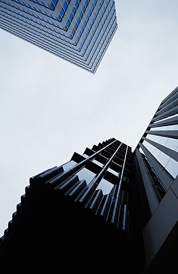 Sky, Architecture, Building, Miscellanea, Miscellaneous, Facade, Bottom View HD phone wallpaper