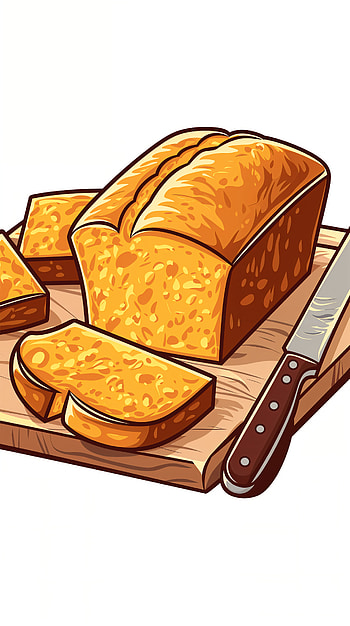 Cornbread Delight: A Tasty , bread, sliced, knife HD phone wallpaper