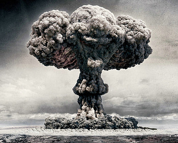 Funny, Landscape, Explosions, Smoke HD wallpaper