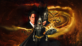 Batman Begins Wanderer, batman, christian-bale, superheroes, artwork, digital-art, deviantart HD wallpaper