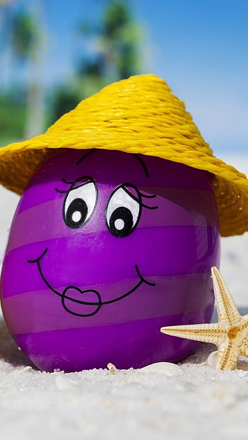 Cute Summer, Easter Eggs HD phone wallpaper