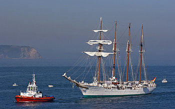 Schooner, Sailboat, Sea, Ocean HD wallpaper