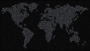 Programming World Map, code, computer, programming, syntax, map HD wallpaper