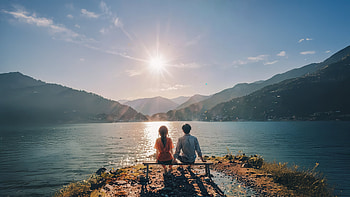 Talks With You, love, couple, artist, artwork, digital-art, ai HD wallpaper