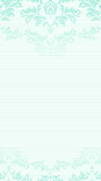 Pastel mint green ombre damask frame lock screen background HD phone wallpaper