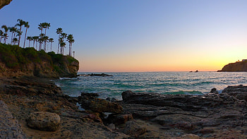 Laguna Beach, pro res, Crescent baysunset, Time lapse HD wallpaper