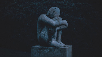 Sad Statue HD wallpaper