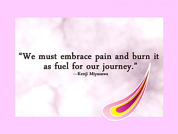 We must embrace pain, embrace, fuel, saying, journey, life, pain, quote HD wallpaper