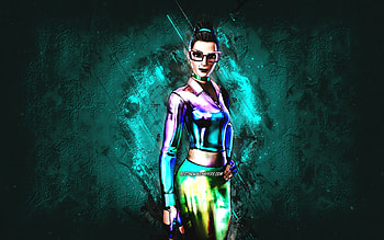 Fortnite Holo Foil Jennnifer Walters Skin, Fortnite, main characters, blue stone background, Holo Foil Jennnifer Walters, Fortnite skins, Holo Foil Jennnifer Walters Skin, Holo Foil Jennnifer Walters Fortnite, Fortnite characters HD wallpaper