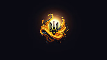 Golden Tryzub — Ukraine Ultra, Ukraine HD wallpaper