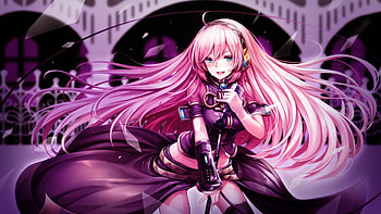 Luka Megurine, Captivating beauty, Melodic harmony, Anime idol HD wallpaper