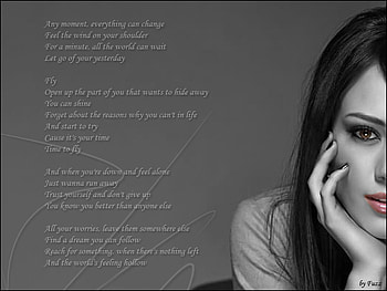 Hilary Duff B&W , lyrics, , fly, duff, hilary HD wallpaper