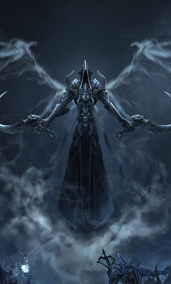 Diablo 3 Reaper of Souls, , , Stylish dark fantasy HD phone wallpaper