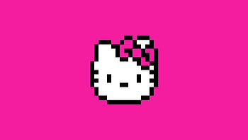 Pixel Art Hello Kitty, Hello Kitty, pixel art HD wallpaper