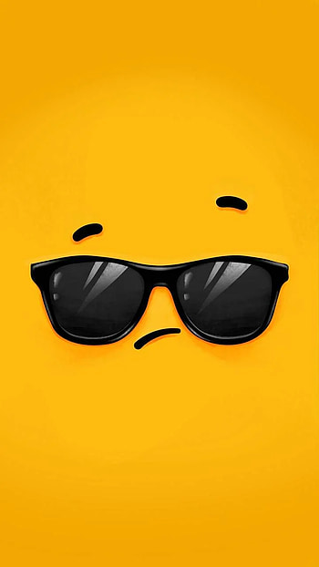 Sunglass 3D, 3D Smiley HD phone wallpaper