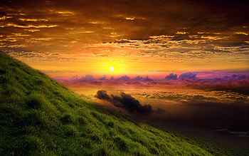 Sunrise Glory, sunrise, glory, nature HD wallpaper