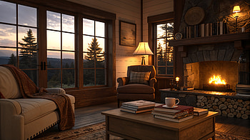 **Cozy Evening by the Fire – Ultra **, cozy evening, cozy interior, fireplace, living room HD wallpaper