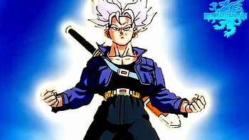 DBZ Future Trunks Goes SSJ In Front Of Frieza [True HD wallpaper