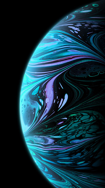 Ten, fluid, abstract, space HD phone wallpaper