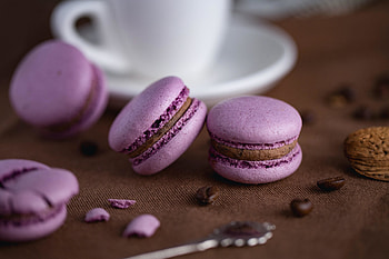 macaron, beans, food HD wallpaper