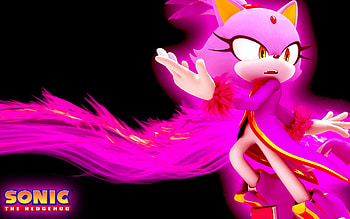 Sonic the Hedgehog video games the cat Game characters Sonic Team Blaze the Cat ... HD wallpaper