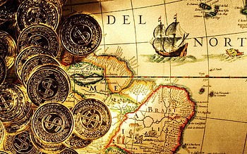 Gold, Miscellanea, Miscellaneous, Pointer, Paper, Map HD wallpaper