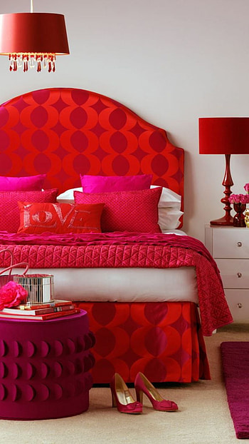 Red Colour, Red Bed, Red Room, Red Bedsheet HD phone wallpaper