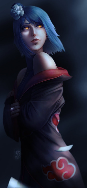 Konan, naruto, zax, narutoshippuden, edit, anime HD phone wallpaper