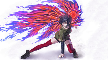Tokyo Ghoul Artistic Artwork , tokyo-ghoul, anime-girl, anime, artist, artwork, digital-art HD wallpaper