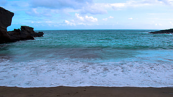 Beach, sea, sky, nature, beaches HD wallpaper