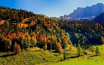 Landscape, Nature, Mountains, Forest, Relief, Hills, Freshness, Shadows, Air HD wallpaper