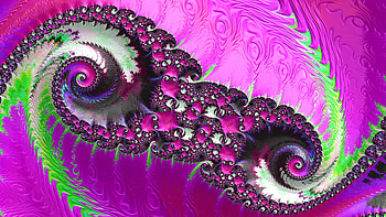 Trippy Psychedelic Fractal, colorful, colors, artistic, purple, Abstract, fractal, abstract purple HD wallpaper