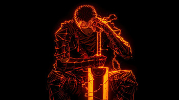 Guts Manga Berserk, anime, artwork, art, digital-art, ai, dark, artist HD wallpaper