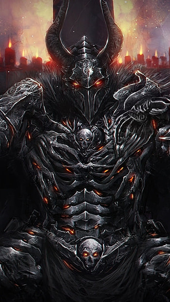 Best Devil, Dark Theme, Demon Art HD phone wallpaper