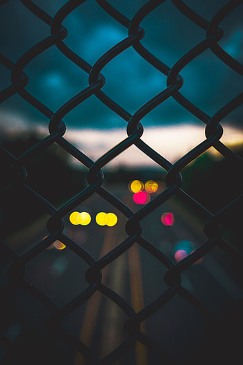 Dark, Glare, Blur, Smooth, Fence, Lattice, Trellis HD phone wallpaper