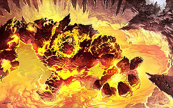 Gehenna the Fire Elemental, castle age, fire elemental, monster, fire, gehenna HD wallpaper