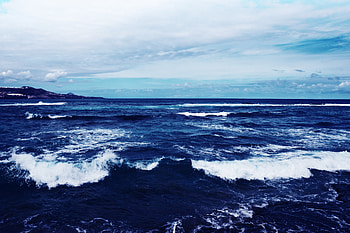 Nature, Sea, Waves, Horizon, Surf HD wallpaper