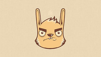 Art, Aggression, Muzzle, , Drawing, Color, Paper, Emotions, Hare, Anger HD wallpaper