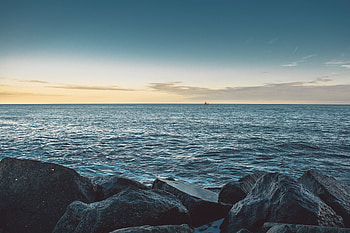 Nature, Stones, Sea, Shore, Bank HD wallpaper