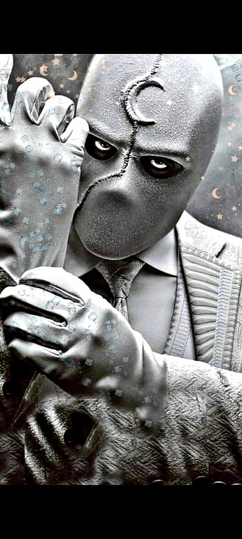 Moon Knight, art, close-up, marvel HD phone wallpaper
