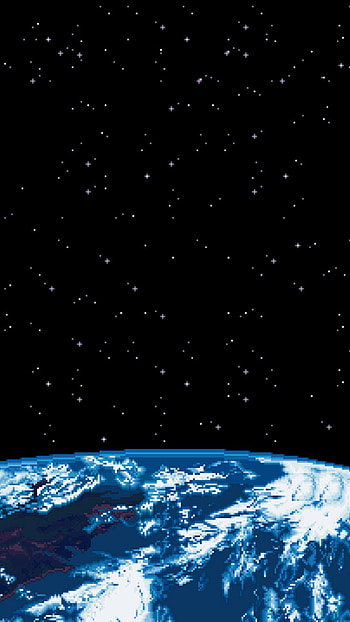 Earth, Space, Art, Pixel HD phone wallpaper
